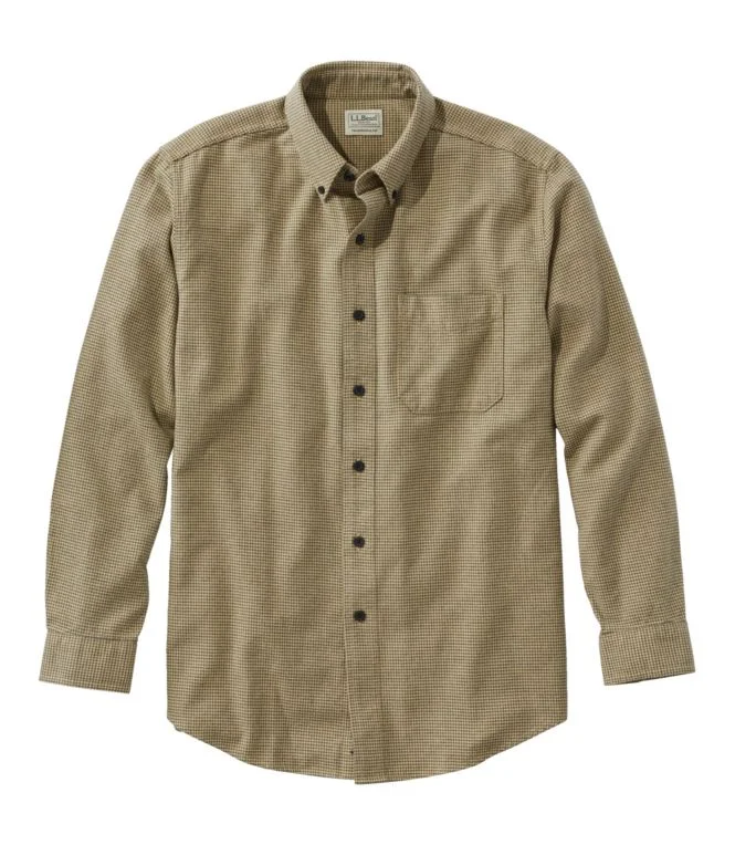 Men''s Wicked Good Flannel Shirt, Traditional Fit, Houndstooth