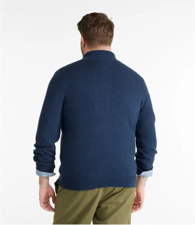 Men''s Wicked Soft Cotton/Cashmere Sweater, 1/4 Zip - Image 6