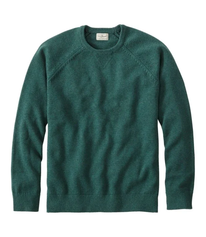 Men''s Wicked Soft Cotton/Cashmere Sweater, Crewneck