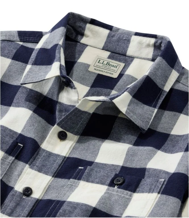 Men''s Wicked Soft Flannel Shirt, Slightly Fitted Untucked Fit - Image 7