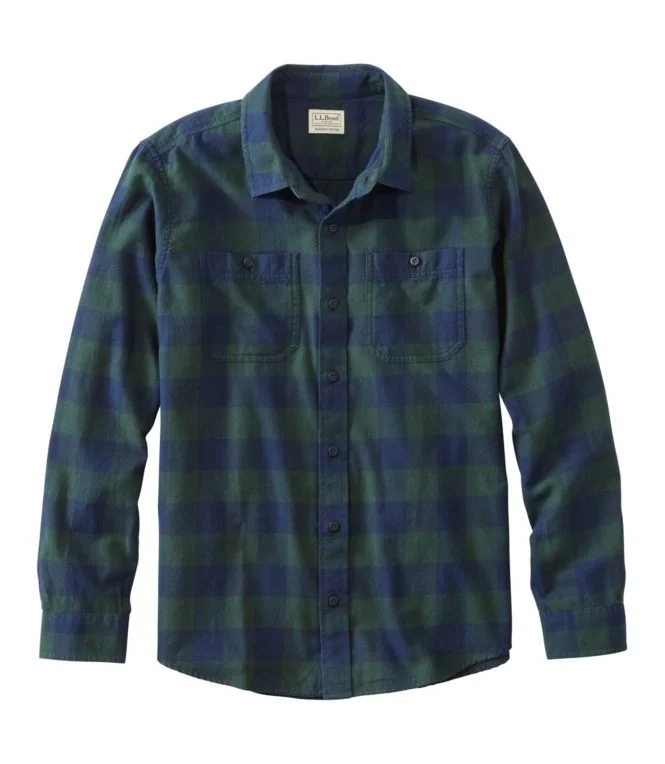 Men''s Wicked Soft Flannel Shirt, Slightly Fitted Untucked Fit - Image 8