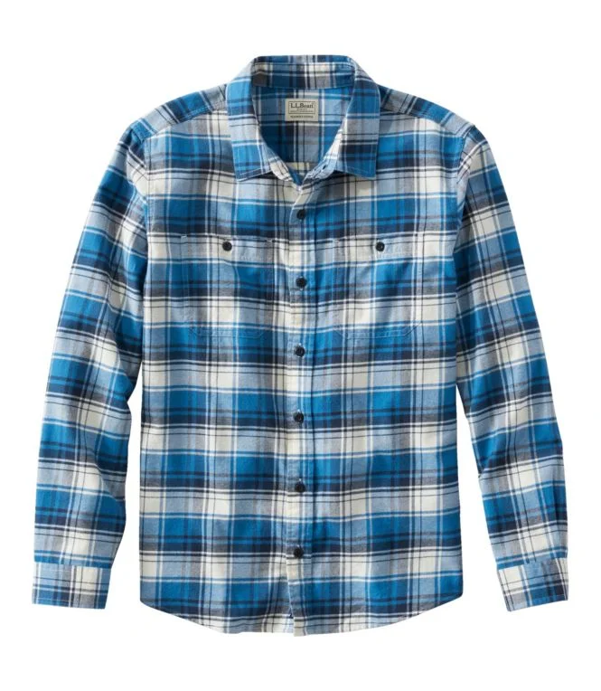 Men''s Wicked Soft Flannel Shirt, Slightly Fitted Untucked Fit - Image 9