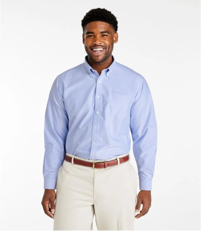 Men''s Wrinkle-Free Classic Oxford Cloth Shirt, Traditional Fit - Image 5