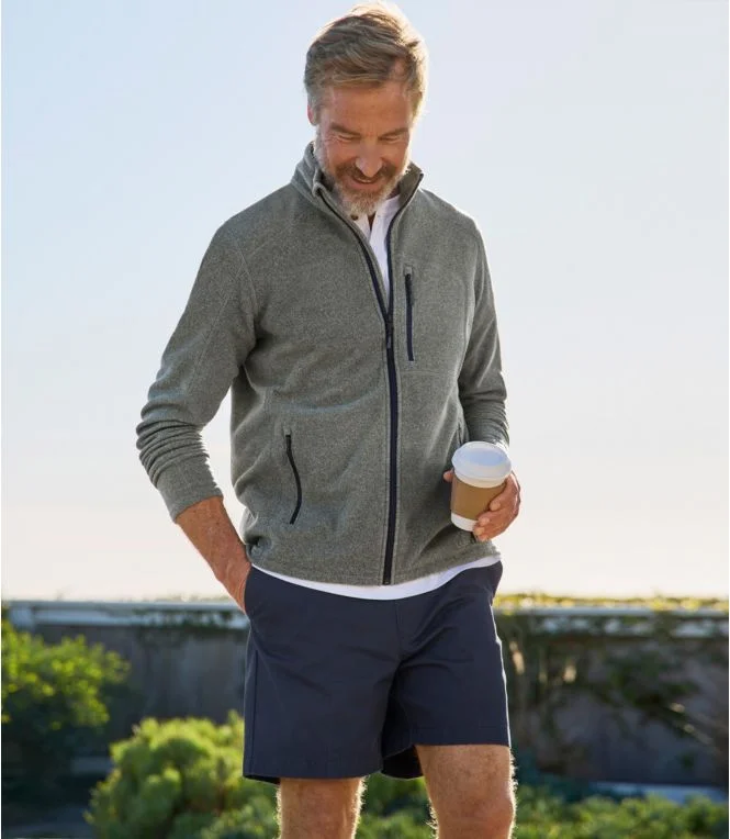 Men''s Wrinkle-Free Double L® Chino Shorts, Natural Fit, Hidden Comfort Waist, 6""