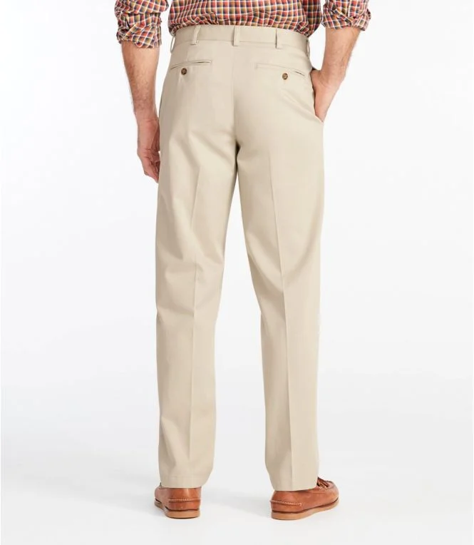 Men''s Wrinkle-Free Double L® Chinos, Classic Fit, Plain Front