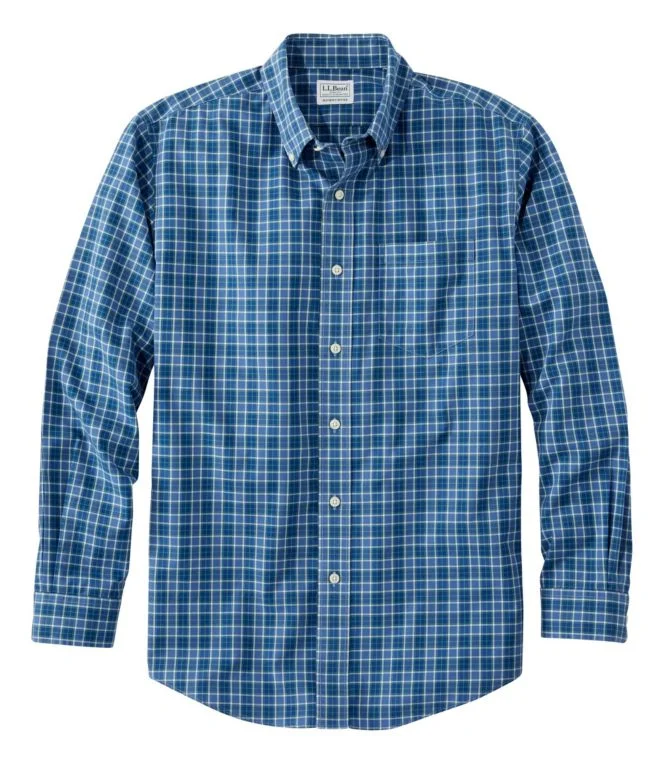 Alternative view of Men''s Wrinkle-Free Kennebunk Sport Shirt, Slightly Fitted Check