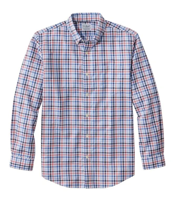 Men''s Wrinkle-Free Kennebunk Sport Shirt, Slightly Fitted Check - Image 8