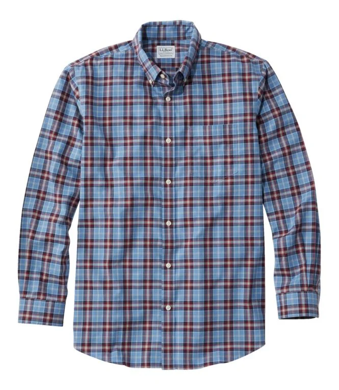 Men''s Wrinkle-Free Kennebunk Sport Shirt, Traditional Fit Check - Image 15