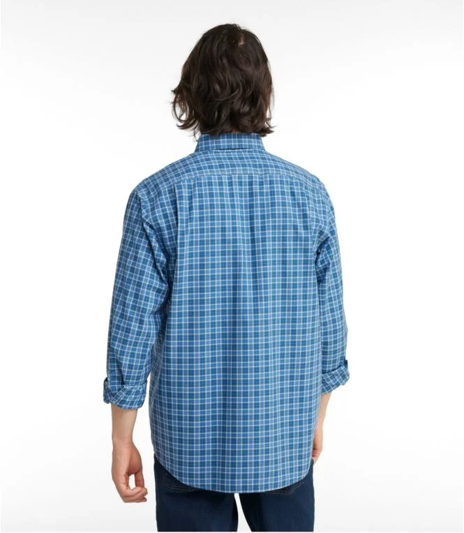Men''s Wrinkle-Free Kennebunk Sport Shirt, Traditional Fit Check - Image 5