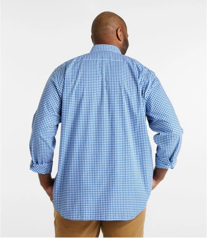 Men''s Wrinkle-Free Kennebunk Sport Shirt, Traditional Fit Check - Image 7