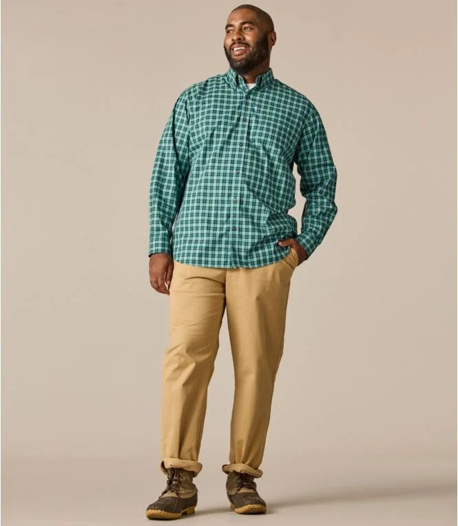 Men''s Wrinkle-Free Kennebunk Sport Shirt, Traditional Fit Check - Image 8