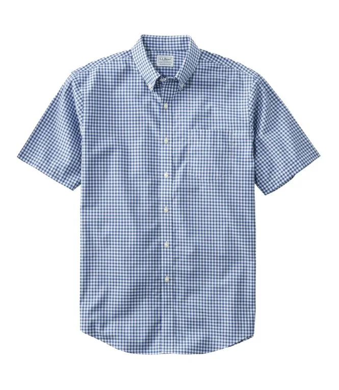 Men''s Wrinkle-Free Kennebunk Sport Shirt, Traditional Fit Short-Sleeve Check - Image 12