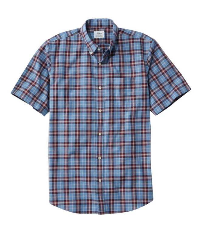 Men''s Wrinkle-Free Kennebunk Sport Shirt, Traditional Fit Short-Sleeve Check - Image 13