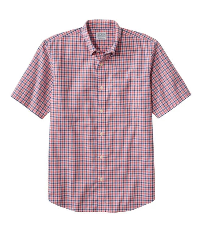 Men''s Wrinkle-Free Kennebunk Sport Shirt, Traditional Fit Short-Sleeve Check - Image 14