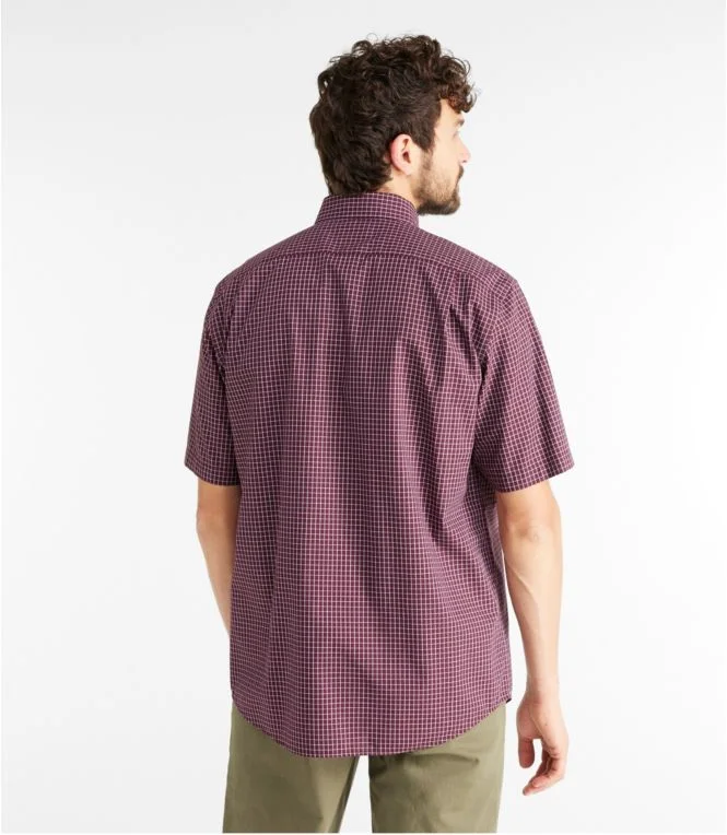 Alternative view of Men''s Wrinkle-Free Kennebunk Sport Shirt, Traditional Fit Short-Sleeve Check
