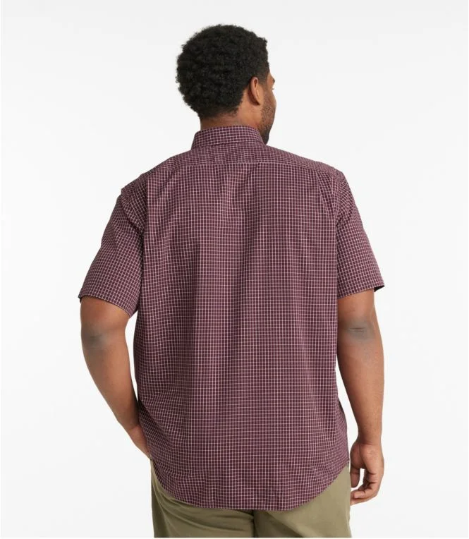 Men''s Wrinkle-Free Kennebunk Sport Shirt, Traditional Fit Short-Sleeve Check - Image 6