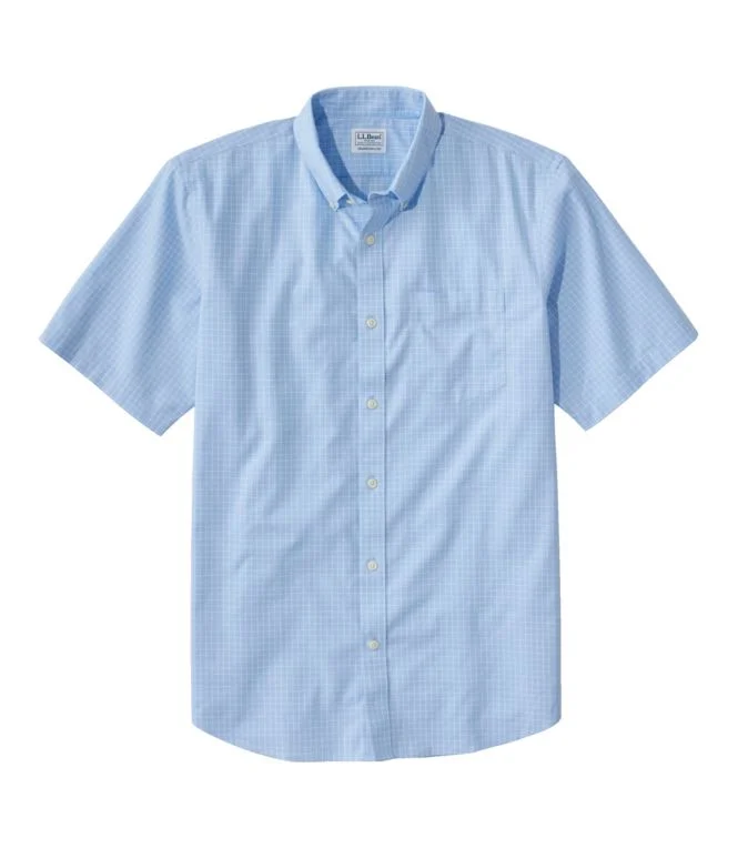 Men''s Wrinkle-Free Kennebunk Sport Shirt, Traditional Fit Short-Sleeve Check - Image 9