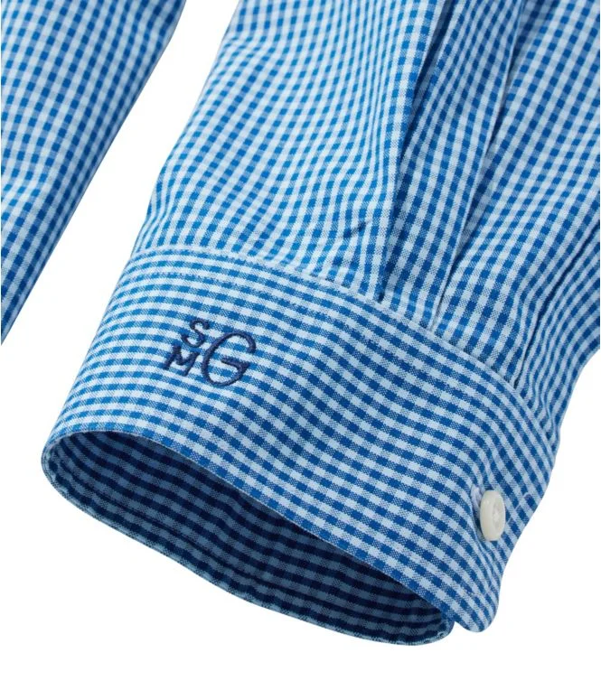 Men''s Wrinkle-Free Pinpoint Oxford Cloth Shirt, Traditional Fit Tattersall - Image 8