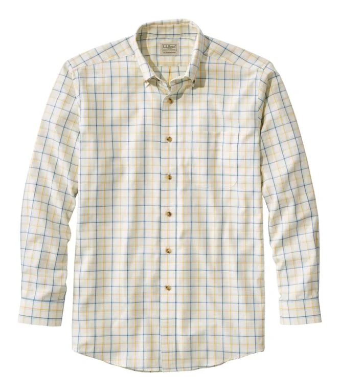Alternative view of Men''s Wrinkle-Free Twill Sport Shirt, Traditional Fit Plaid