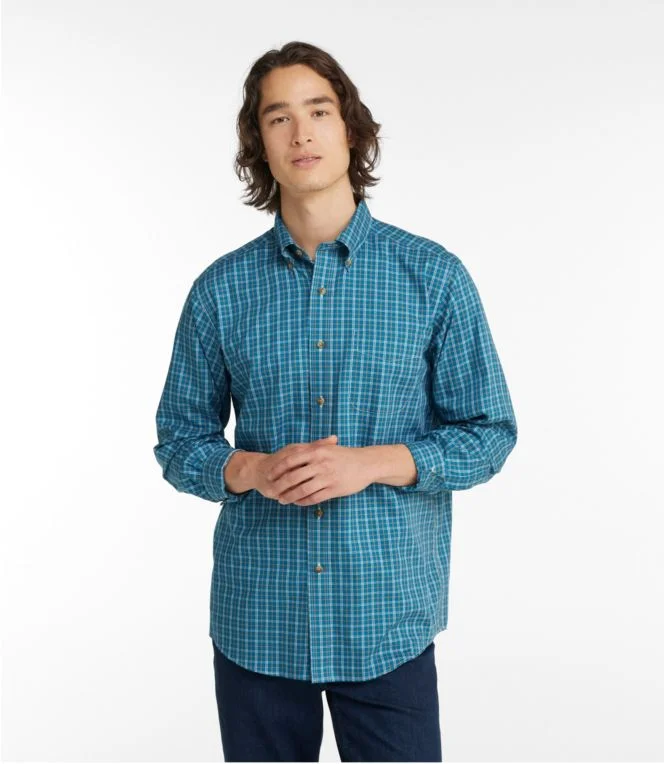 Men''s Wrinkle-Free Twill Sport Shirt, Traditional Fit Plaid - Image 3