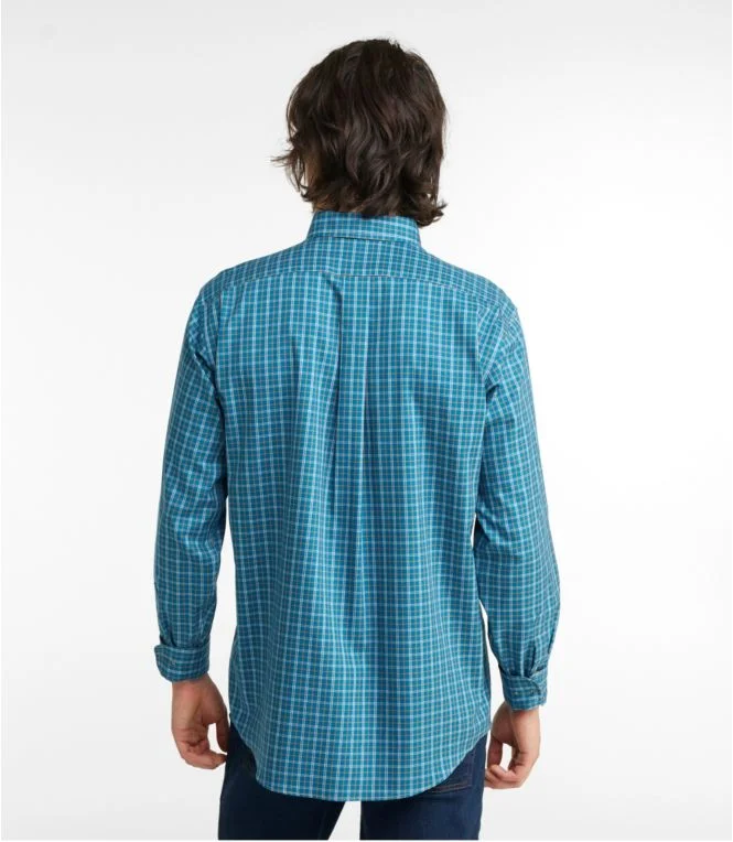 Men''s Wrinkle-Free Twill Sport Shirt, Traditional Fit Plaid - Image 4