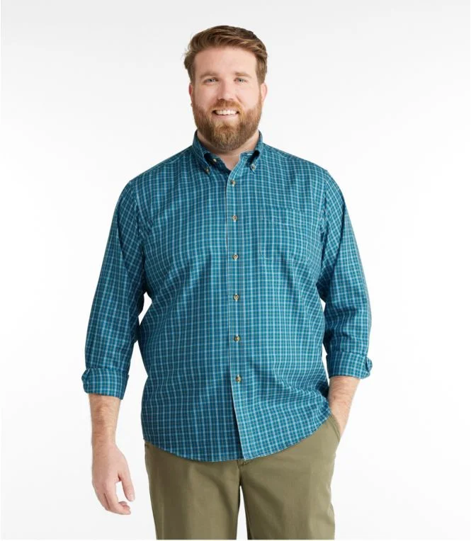 Men''s Wrinkle-Free Twill Sport Shirt, Traditional Fit Plaid - Image 5