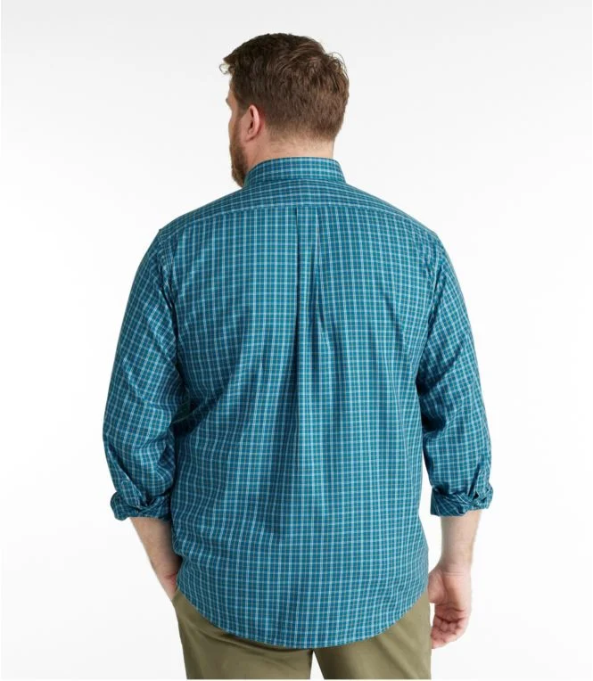 Men''s Wrinkle-Free Twill Sport Shirt, Traditional Fit Plaid - Image 6