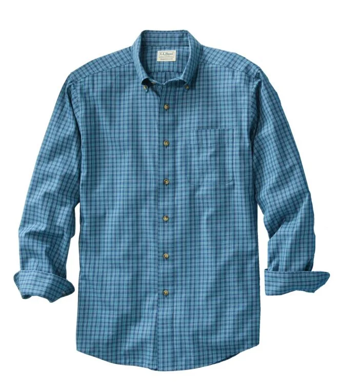 Men''s Wrinkle-Free Twill Sport Shirt, Traditional Fit Plaid - Image 7