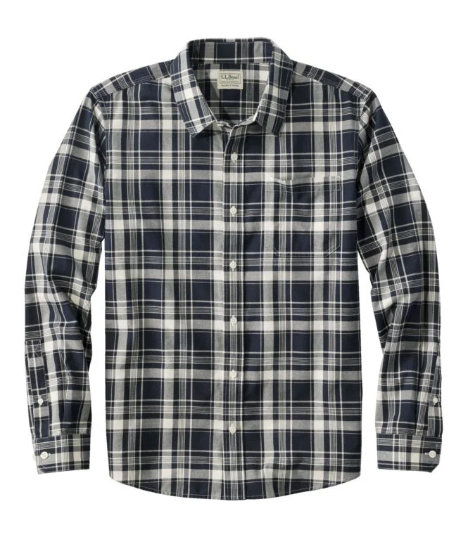 Men''s Wrinkle-Free Ultrasoft Brushed Cotton Shirt, Long-Sleeve, Slightly Fitted Untucked Fit - Image 10