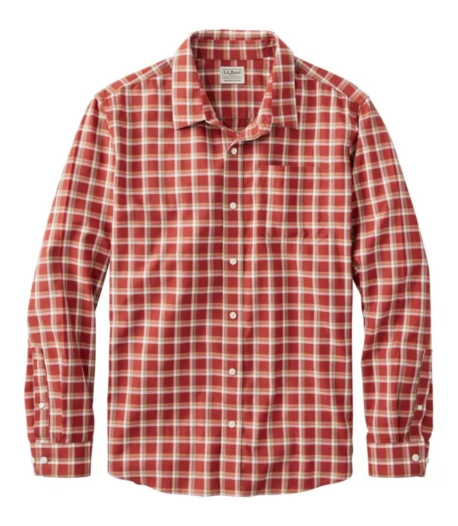 Men''s Wrinkle-Free Ultrasoft Brushed Cotton Shirt, Long-Sleeve, Slightly Fitted Untucked Fit - Image 12