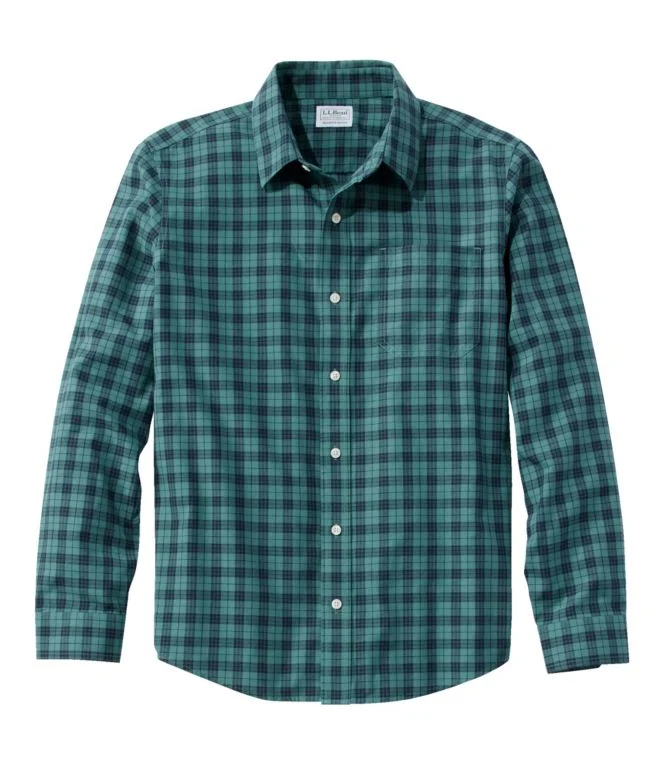 Men''s Wrinkle-Free Ultrasoft Brushed Cotton Shirt, Long-Sleeve, Slightly Fitted Untucked Fit - Image 13