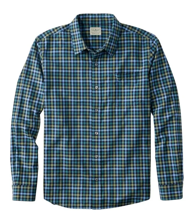 Men''s Wrinkle-Free Ultrasoft Brushed Cotton Shirt, Long-Sleeve, Slightly Fitted Untucked Fit - Image 14