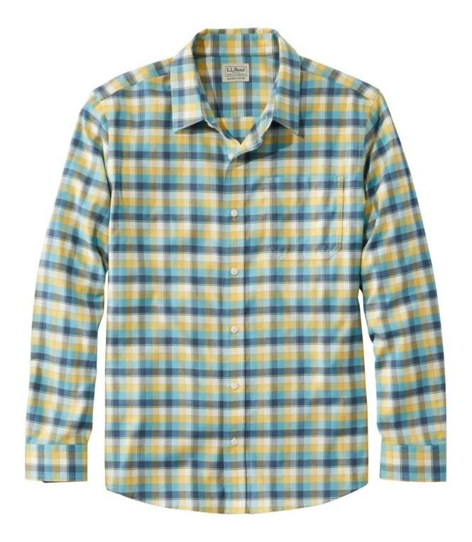 Men''s Wrinkle-Free Ultrasoft Brushed Cotton Shirt, Long-Sleeve, Slightly Fitted Untucked Fit - Image 15