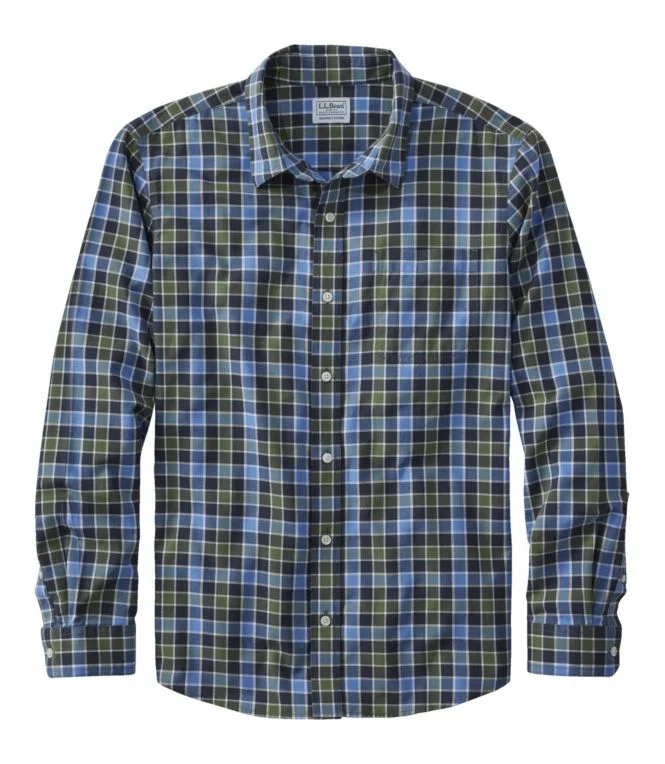 Men''s Wrinkle-Free Ultrasoft Brushed Cotton Shirt, Long-Sleeve, Slightly Fitted Untucked Fit - Image 18