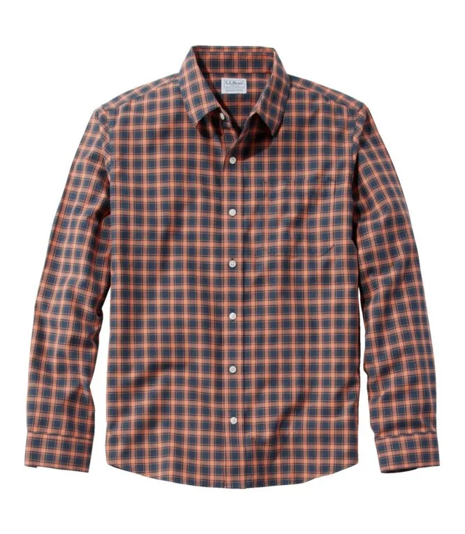 Men''s Wrinkle-Free Ultrasoft Brushed Cotton Shirt, Long-Sleeve, Slightly Fitted Untucked Fit - Image 21