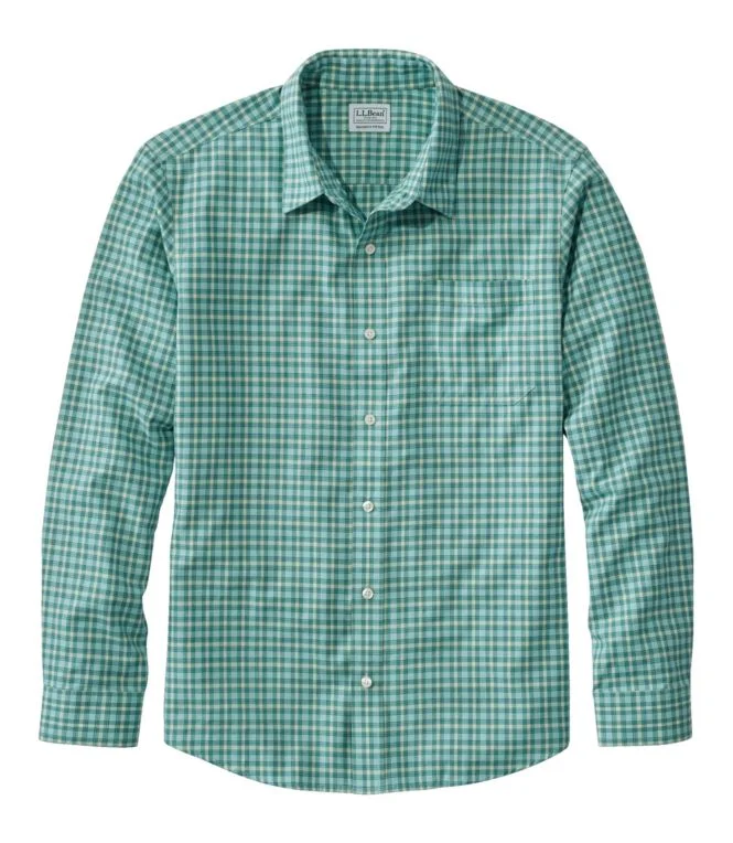 Men''s Wrinkle-Free Ultrasoft Brushed Cotton Shirt, Long-Sleeve, Slightly Fitted Untucked Fit - Image 22