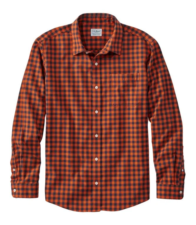 Men''s Wrinkle-Free Ultrasoft Brushed Cotton Shirt, Long-Sleeve, Slightly Fitted Untucked Fit - Image 23