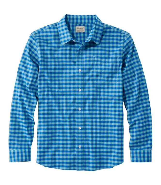Men''s Wrinkle-Free Ultrasoft Brushed Cotton Shirt, Long-Sleeve, Slightly Fitted Untucked Fit - Image 24