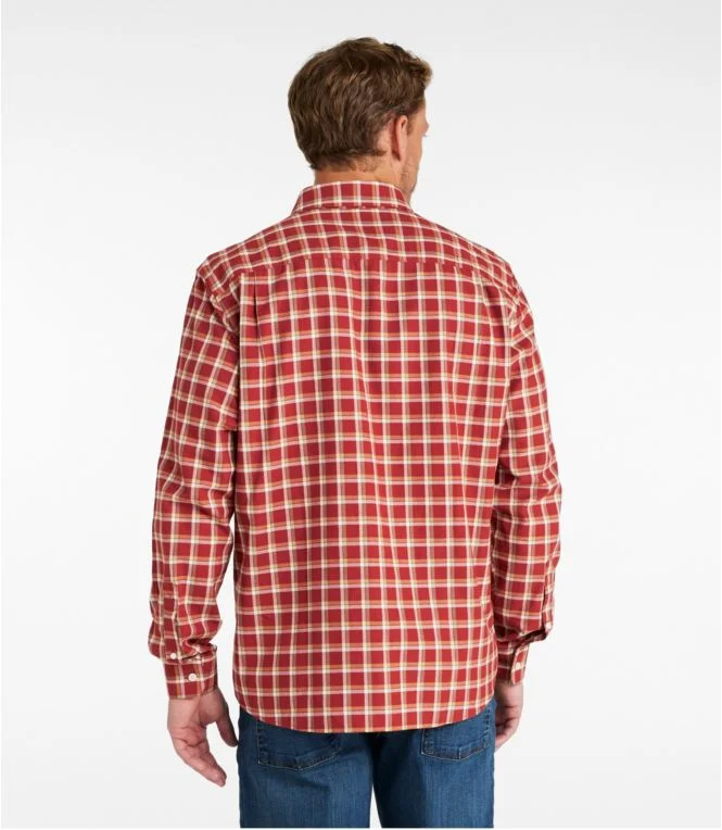 Men''s Wrinkle-Free Ultrasoft Brushed Cotton Shirt, Long-Sleeve, Slightly Fitted Untucked Fit - Image 4