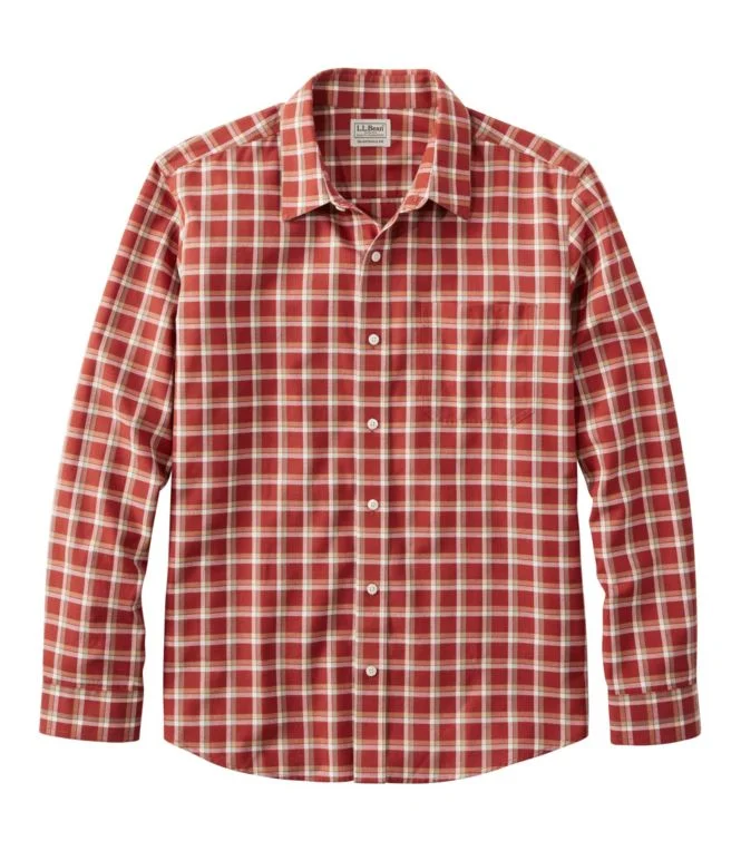 Men''s Wrinkle-Free Ultrasoft Brushed Cotton Shirt, Long-Sleeve, Traditional Untucked Fit - Image 10