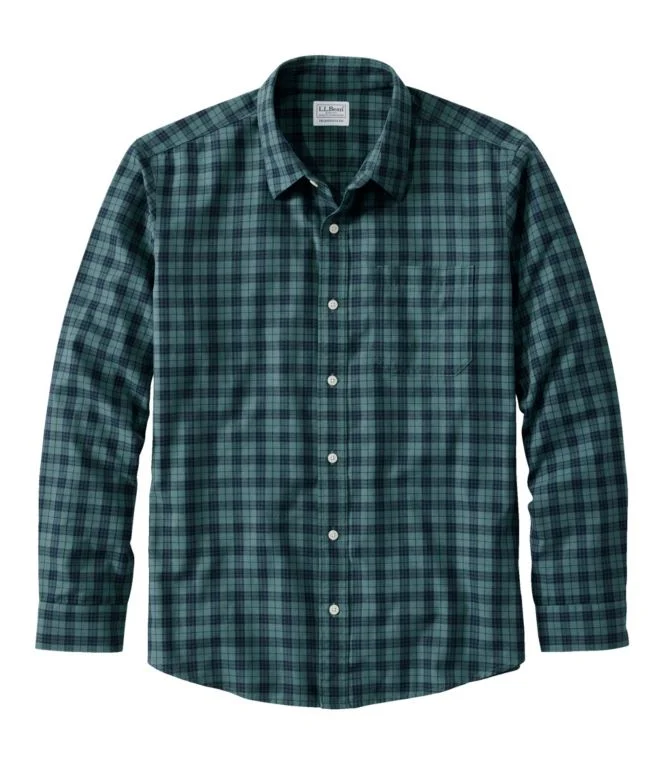 Men''s Wrinkle-Free Ultrasoft Brushed Cotton Shirt, Long-Sleeve, Traditional Untucked Fit - Image 11