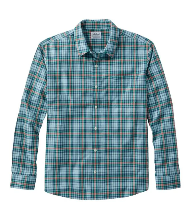 Men''s Wrinkle-Free Ultrasoft Brushed Cotton Shirt, Long-Sleeve, Traditional Untucked Fit - Image 18