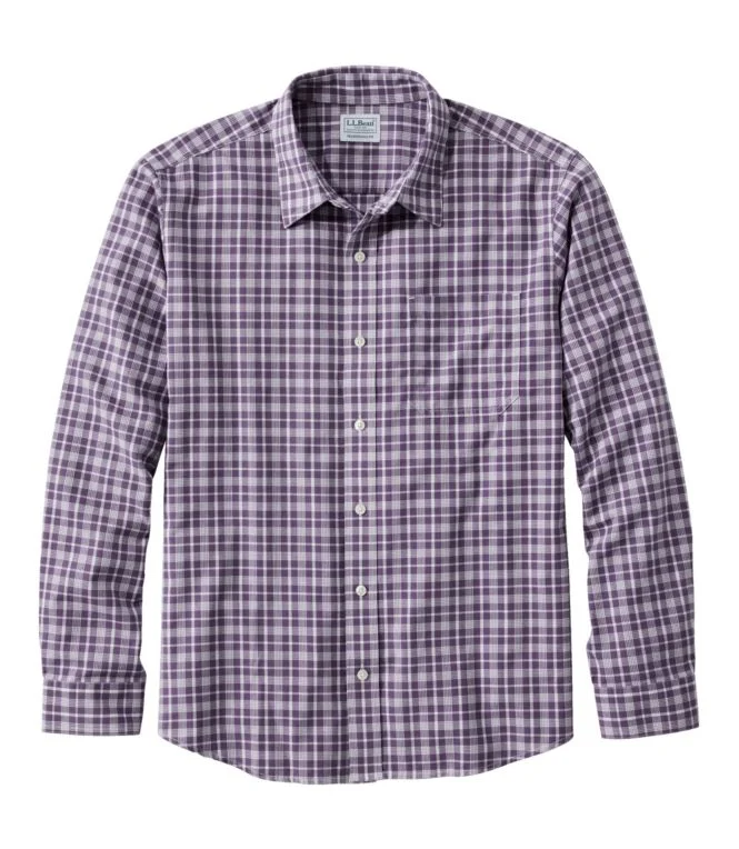 Men''s Wrinkle-Free Ultrasoft Brushed Cotton Shirt, Long-Sleeve, Traditional Untucked Fit - Image 19