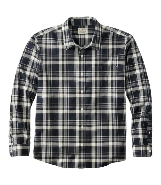 Men''s Wrinkle-Free Ultrasoft Brushed Cotton Shirt, Long-Sleeve, Traditional Untucked Fit - Image 8