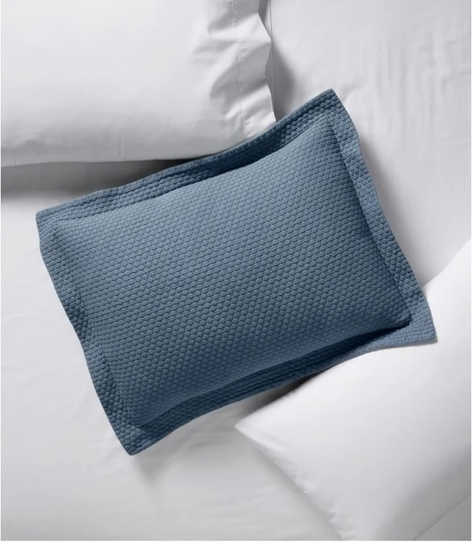 Alternative view of Organic Honeycomb Matelassé Sham