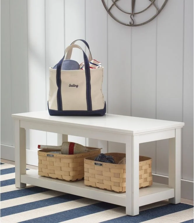 Painted Farmhouse Bench - Image 3