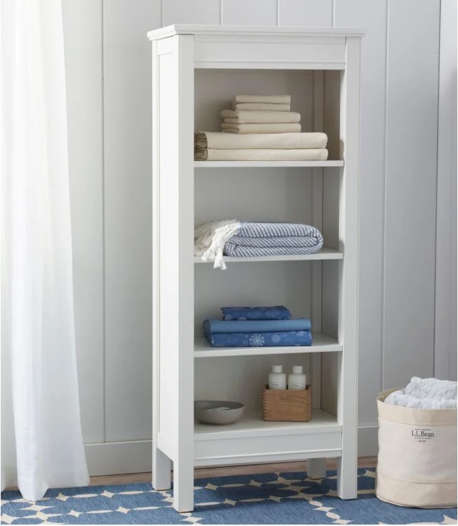 Painted Farmhouse Four-Shelf Bookcase - Image 3