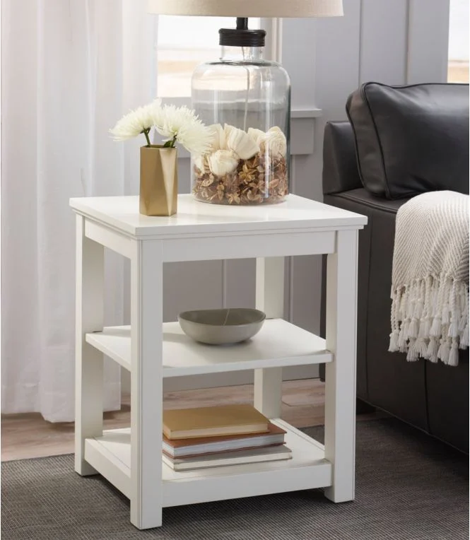 Painted Farmhouse Two Shelf End Table - Image 3
