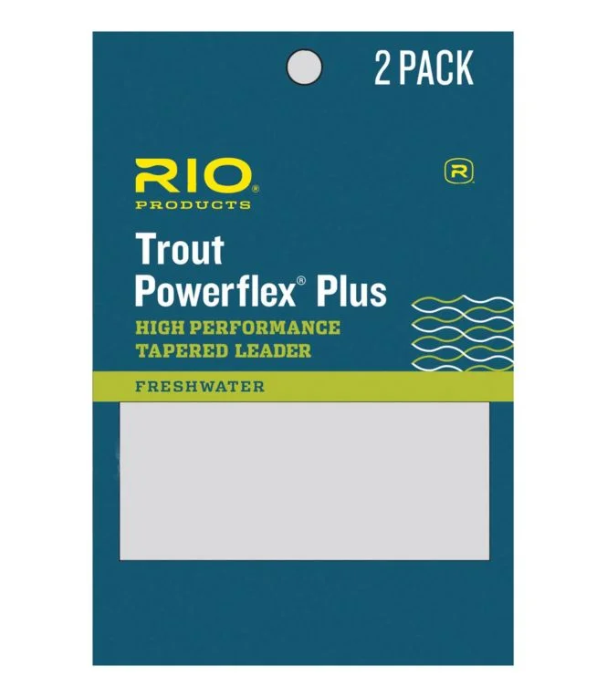 Rio Powerflex Plus 9'' Tapered Leaders, 2-Pack