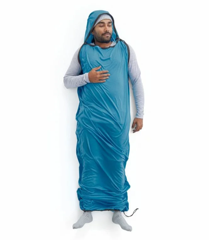 Sea To Summit Breeze Sleeping Bag Liner, Mummy with Drawcord - Image 6